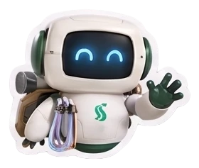 Sherpa mascot waving