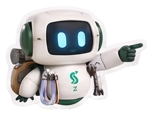 Sherpa mascot pointing